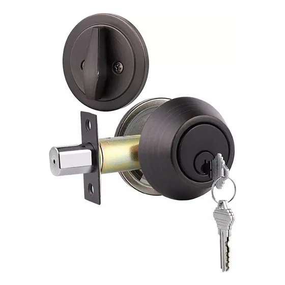 Cerradura Chapa De Seguridad Cerrojo Acero Inoxidable Color Negro - 262523