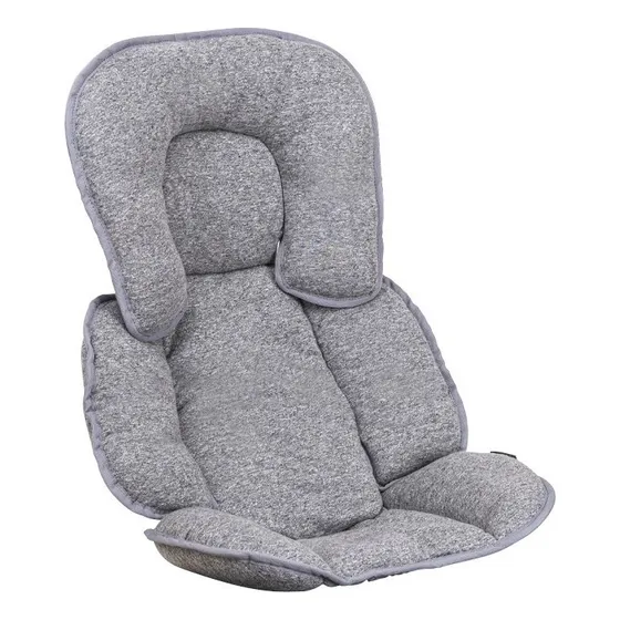 Almofada redutora para carrinho de bebê Kiddo Soft cinza desenho cinza