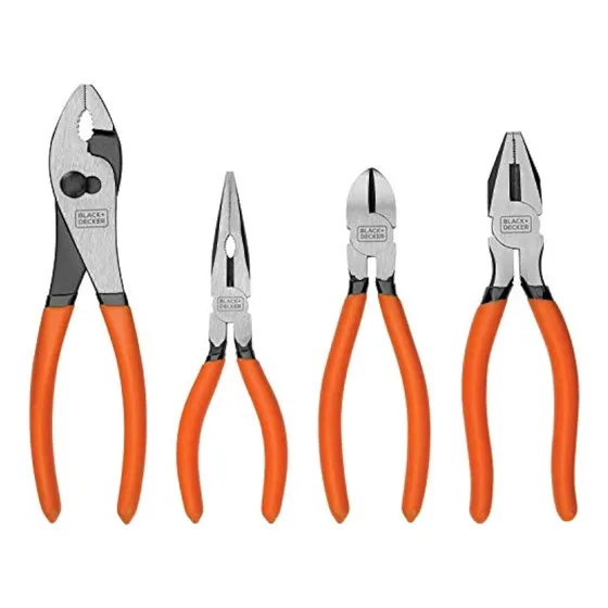 Black+decker Juego De Alicates, 4 Piezas