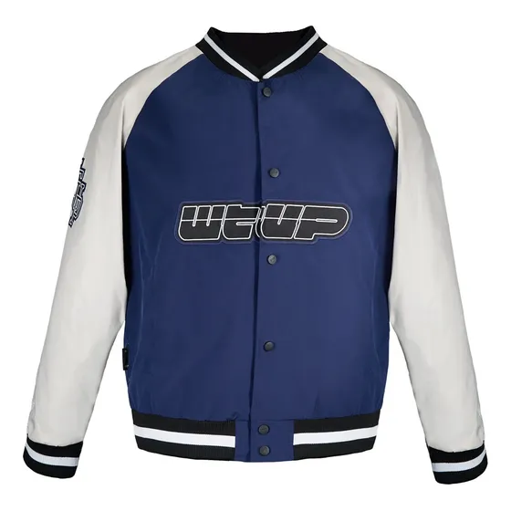 Chaqueta Whatup Hombre Varsity Buttons Blue
