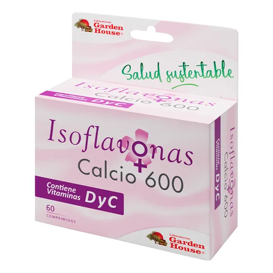 Garden House Isoflavonas De Soja + Calcio 600 Menopausia