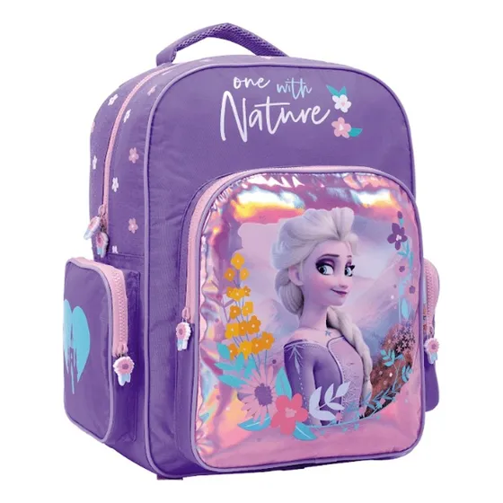 Mochila Espalda Frozen Elsa Nature 17 # 57814 Orig. Replay Diseño de la tela Estampado