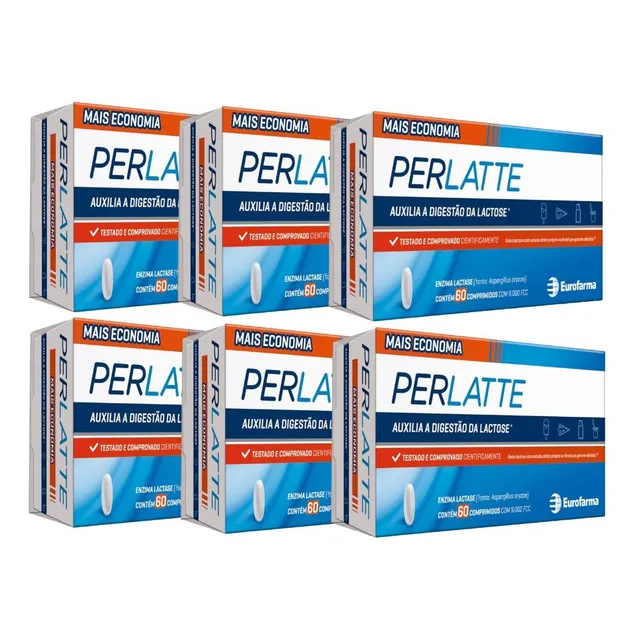 Kit Perlatte 9.000fcc 6 Unidades De 60 Comprimidos Cada