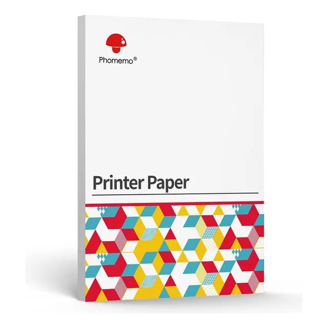 Phomemo Papel Térmico A4  Para Impresora Térmica 100 Hojas
