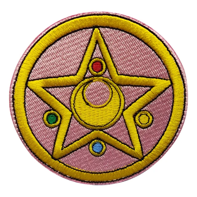 Parche Bordado Estrella Sailor Moon Esfera Lunar Anime Sensh
