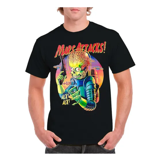 Playera Mars Attacks! - Marcianos Al Ataque - Tim Burton