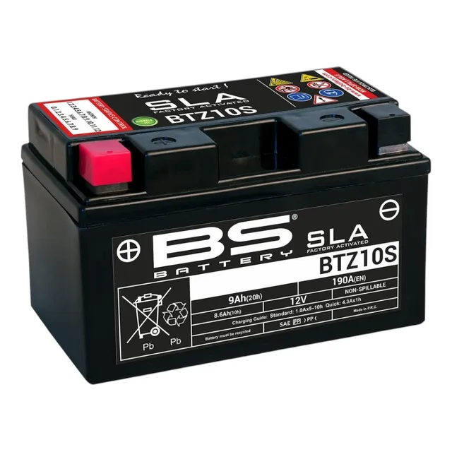 Bateria Bs Battery Btz10s Para Mt09 Xtz700 Yamaha R1 Ytz10-s
