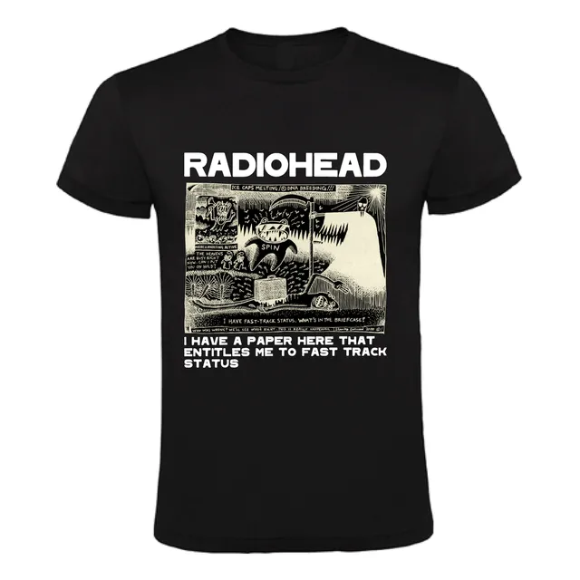 Remera Rock Radiohead Thom Yorke I Have A Paper Infantil