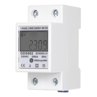 Medidor Eléctrico De 230 V, Medidor De Corriente Alterna Úni Medidor Eléctrico De 230 V, Medidor De Corriente Alterna Úni