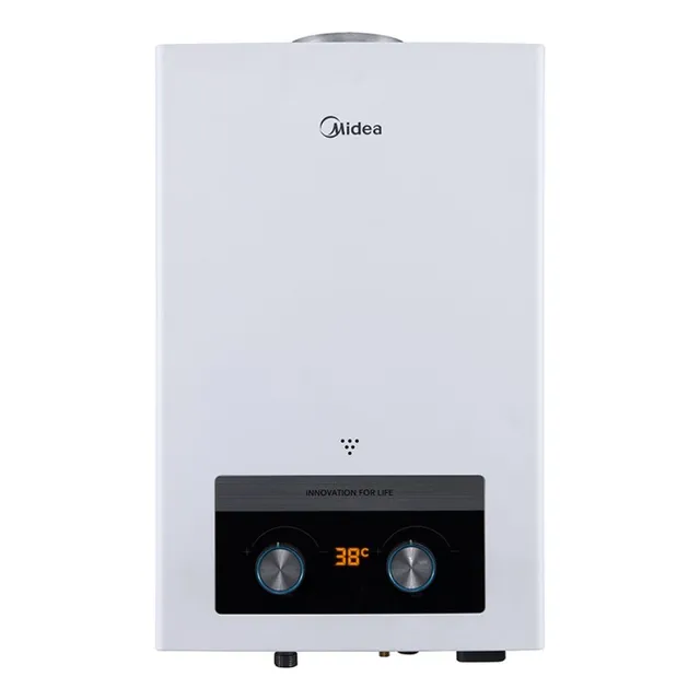Calefont 7 Litros Tiro Natural Gas Licuado Midea Color Blanco Tipo de gas GLP