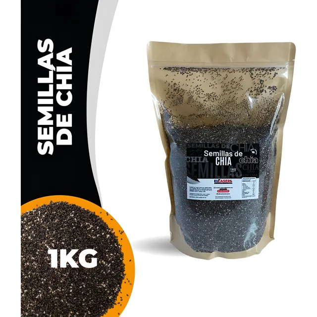 Chia Semilla Premium Formato 1kg. El Casero