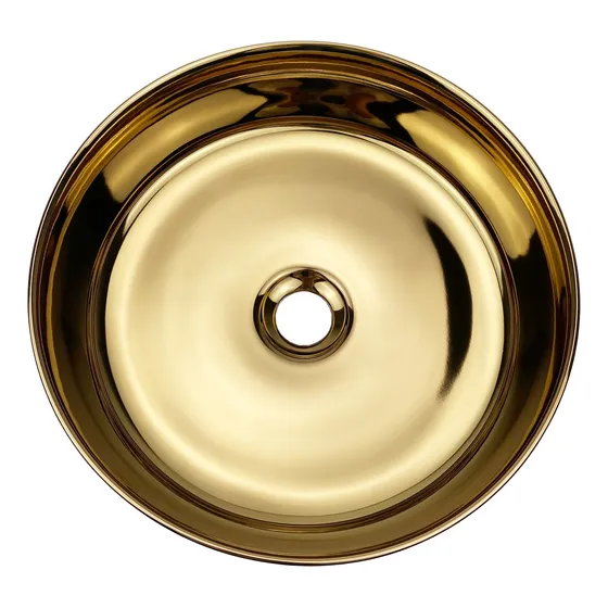 Lavabo Ovalin Ceramico Redondo Para Sobreponer Moderno
