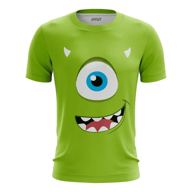 Camisa Camiseta Dryfit Monstros Sa Mike Wazowski Proteção Uv