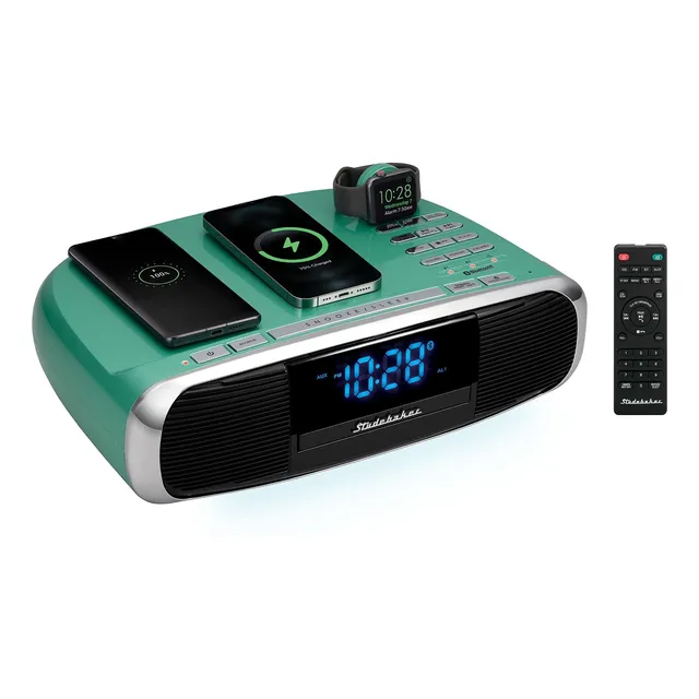Sistema Musica Hifi Radio Fm Cd Estacion Carga Inalambrica