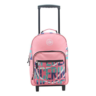 Mochila Con Carro Influencer Escolar 18 Pulgadas Lsyd Modelom 3039 Color Rosa Mochila Con Carro Influencer Escolar 18 Pulgadas Lsyd Modelom 3039 Color Rosa