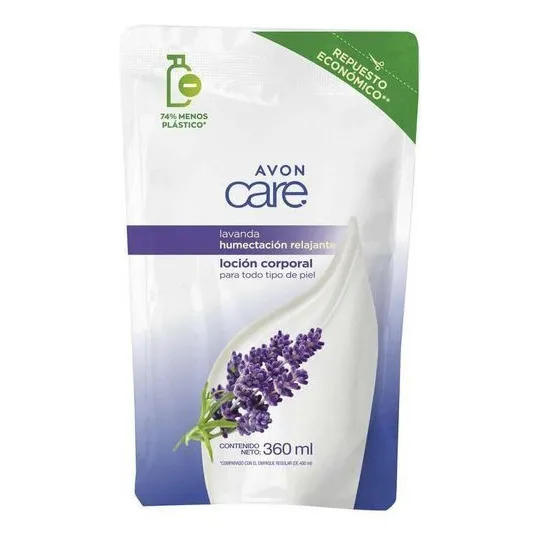 Repuesto De Crema Avon Care 360ml Aroma Lavanda