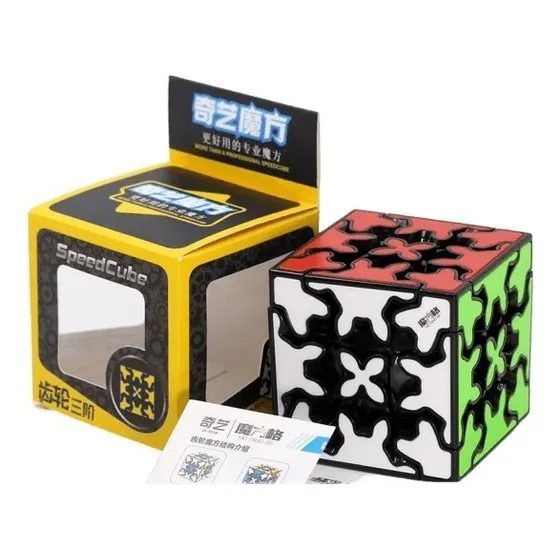 Cubo Mágico 3x3x3 Gear Cube Wheel - Cubo De Engrenagem Estrutura Tradicional