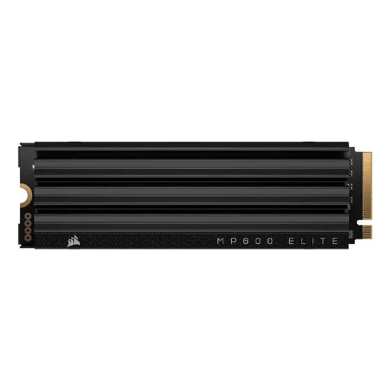 Ssd Corsair Mp600 Elite Nvme 2tb Pci Exp 4.0 M.2 Disipador Color Negro