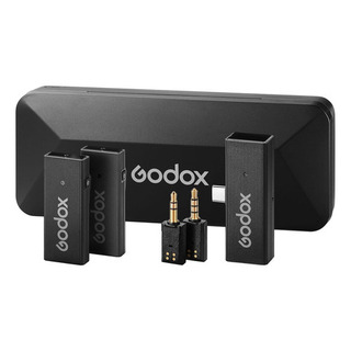 Microfono Doble Inalámbrico Godox Movelink Mini Uc Usb-c Color Negro Microfono Doble Inalámbrico Godox Movelink Mini Uc Usb-c Color Negro