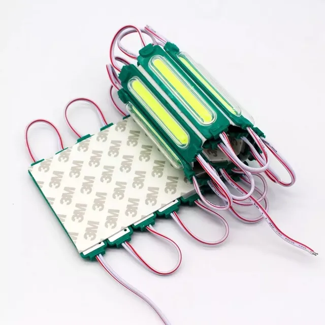 20 Modulos 6 Led Cob Plasma Encapsulado Multiuso Colores 12v