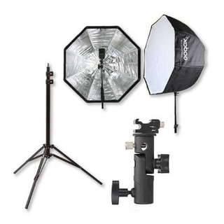 Octabox Softbox Sombrilla Godox 80cm + Tripie + Bracket Octabox Softbox Sombrilla Godox 80cm + Tripie + Bracket