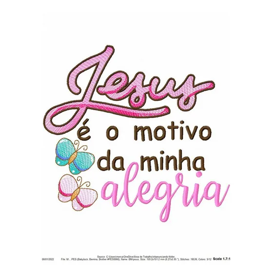 Matriz De Bordado Inb6672 Jesusalegria16