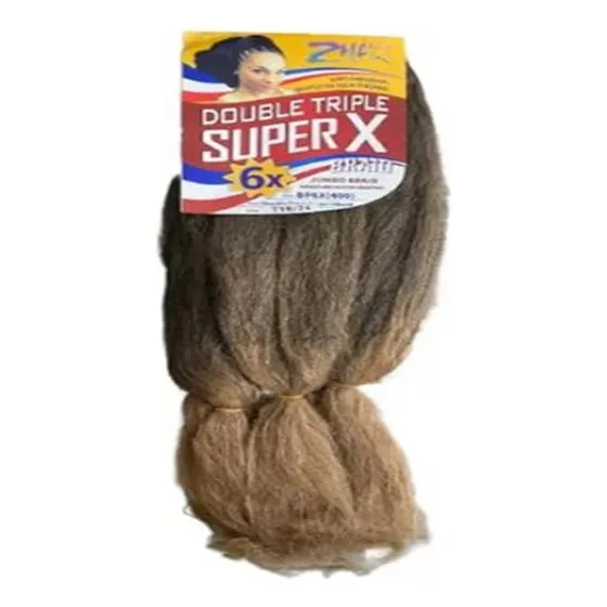 Kanekalon Jumbo Tranças Box Braid Superx 400g Fibra Especial Cor Cor T1b-24