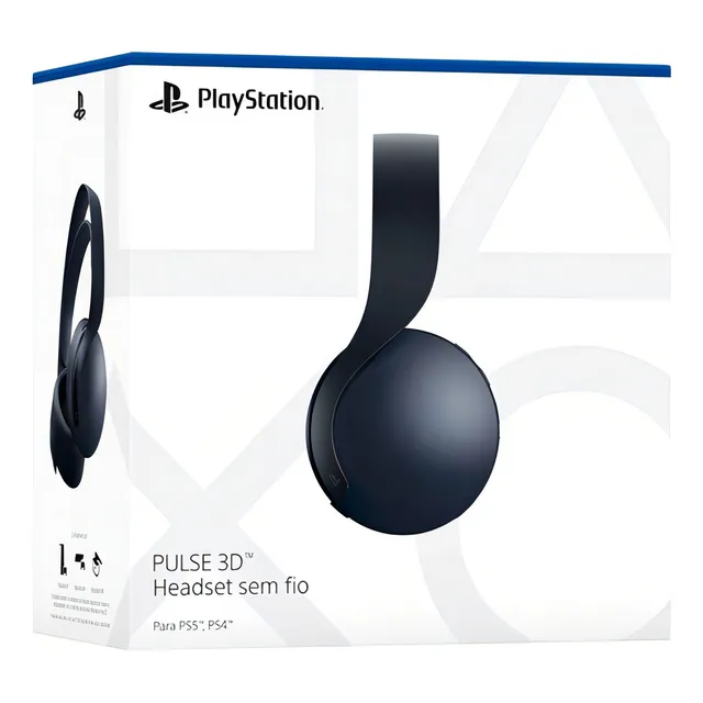 Auriculares Inalámbricos Sony Pulse 3d Midnight Black Ps5 Color Negro