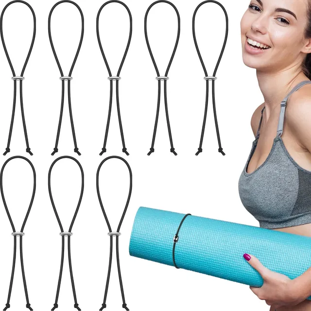 8 Correa Elastica Para Esterilla Yoga Llevar Hacer Largo