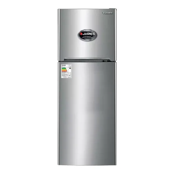 Heladera con freezer James JN 300 color inox con capacidad de 249L