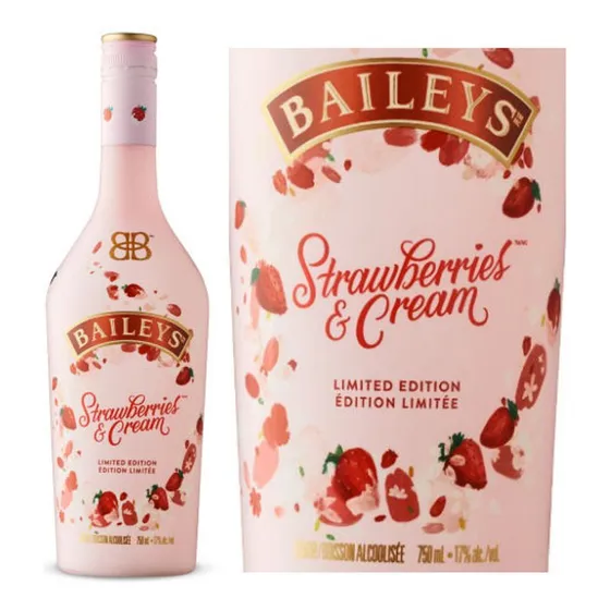 Crema De Whisky Baileys Fresas Y Crema 750 Ml