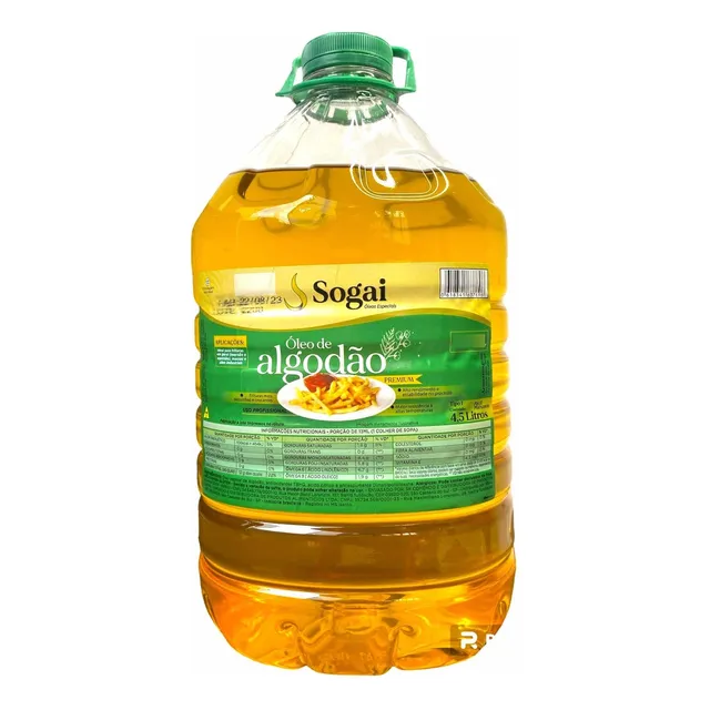 Óleo De Algodão Premium Sogai 4,5 L Profissional Frituras