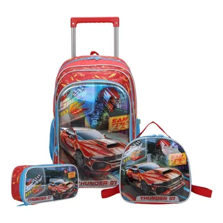 Kit Mochila Speed Car Tunning Race Santino Pol Sck11vermelho Kit Mochila Speed Car Tunning Race Santino Pol Sck11vermelho
