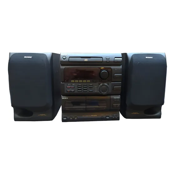 Sony Minicomponente Cd Radio Am Fm Aux Hcd-h701 Impecable!