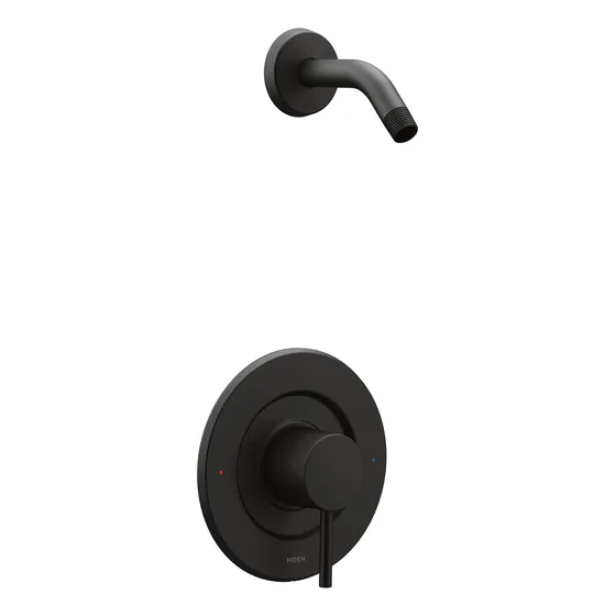 Moldura Ducha Moderno Equilibrio Presion Posi-temp Negro
