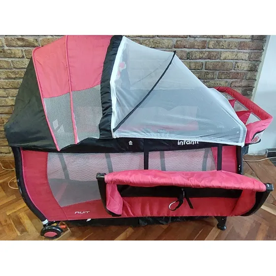 Practicuna Infanti Cuna Bebe Con Mosquitero