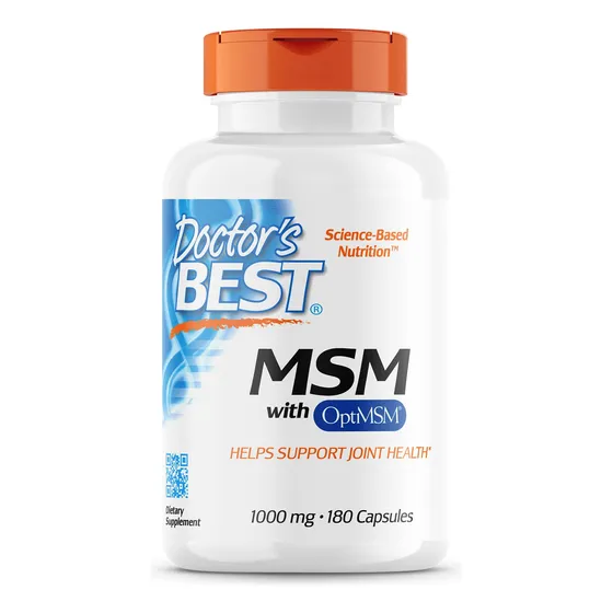 Suplemento Doctor's Best Msm 1000 Mg, 180 Cápsulas