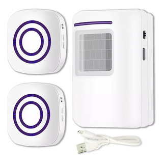 Sensor De Movimiento De Timbre Con 2 Cables De Receptor Usb Sensor De Movimiento De Timbre Con 2 Cables De Receptor Usb