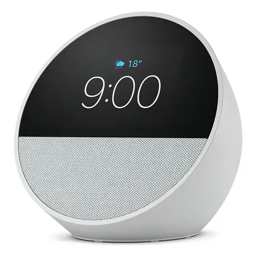 Amazon Echo Spot com assistente virtual Alexa, display integrado