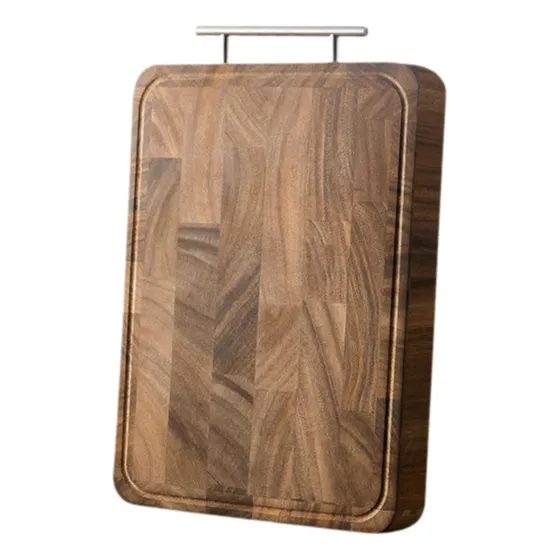 Tabla De Cortar De Madera, Decorativa, Con Mango Con Ranura