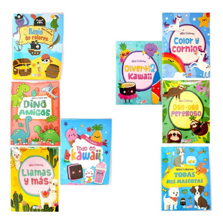 Pack De Libros P Colorear Divertidos Animados Kawaii Dibujo Pack De Libros P Colorear Divertidos Animados Kawaii Dibujo