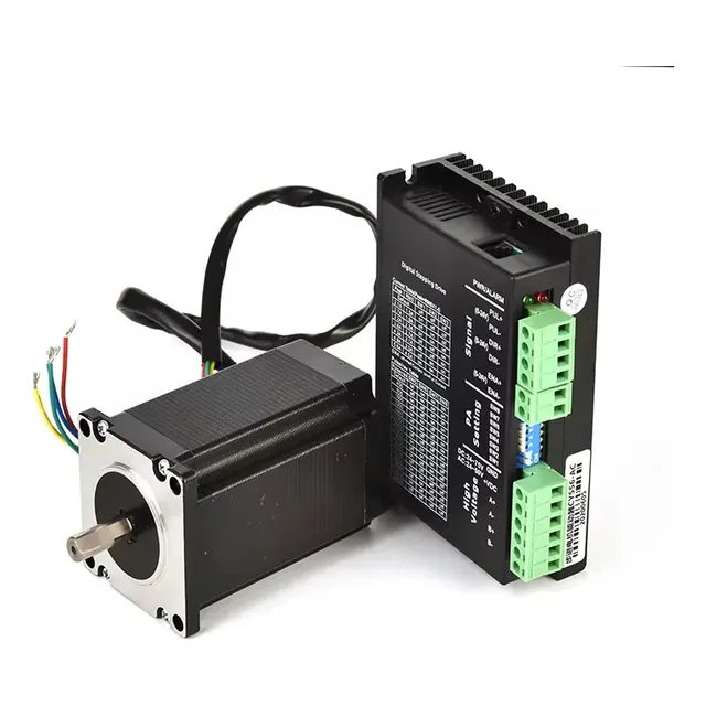 Motor Nema 23 84mm  3a  2.1 N.m  Con Driver Cy556 Ac