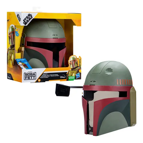 Star Wars Boba Fett Máscara Electrónica Con Sonido Original