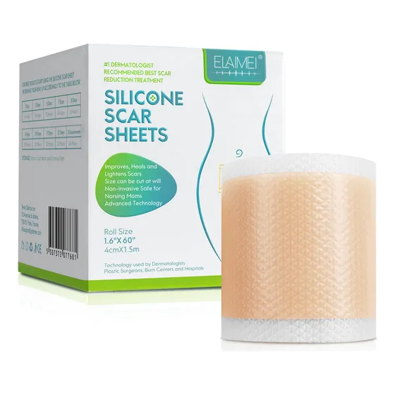 Cinta De Silicona Para Eliminar Cicatrices (rollo De 1.6 X