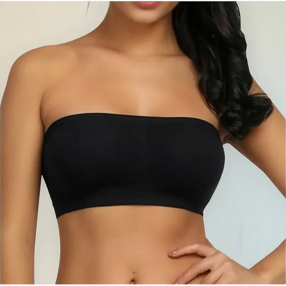 Bandeau Ancho Algodon Lycra Sin Costuras - Aretha 923