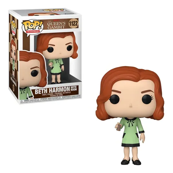 Funko Pop Gambito De Dama Beth Harmon With Rook 1122