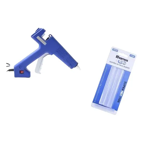 Pistola Profissional De Cola Quente 100w Bivolt + Brinde