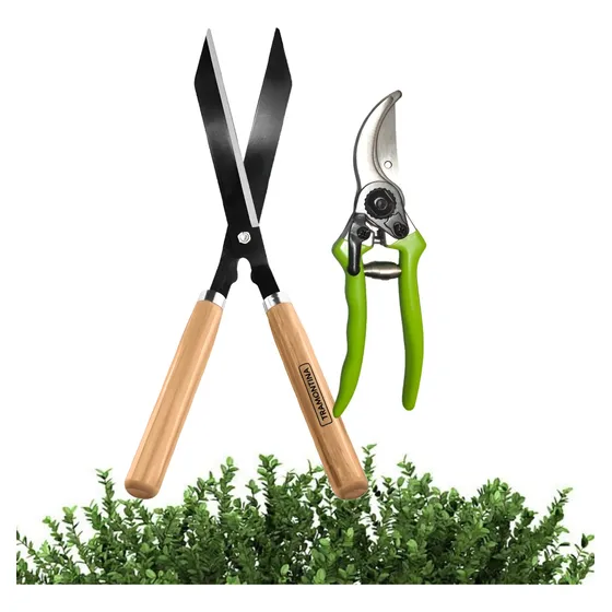 Kit Combo Jardineria Tijeras Poda X2 Tramontina Castelgarden