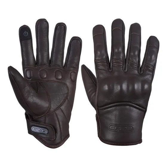 Guantes Moto Cuero Gp23 Racer Gt10 Protecciones Devotobikes