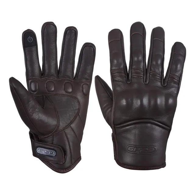Guantes Moto Gp23 Racer Gt10 Cuero Táctiles Frio Devotobikes